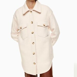 Aritzia Wilfred Wool FreeThe Ganna Shirt Jacket